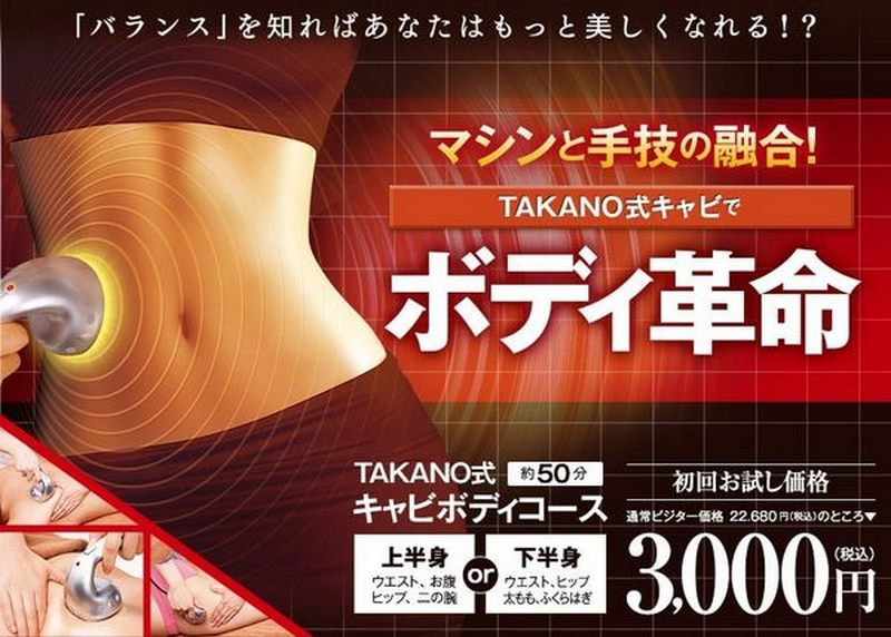 1位 たかの友梨「TAKANO式キャビボディ」