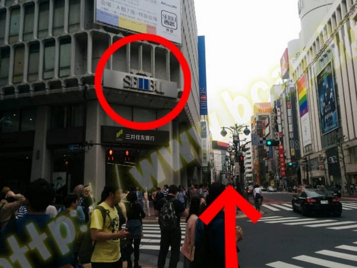 ヴィトゥレ渋谷東急ハンズ前店のアクセス方法2